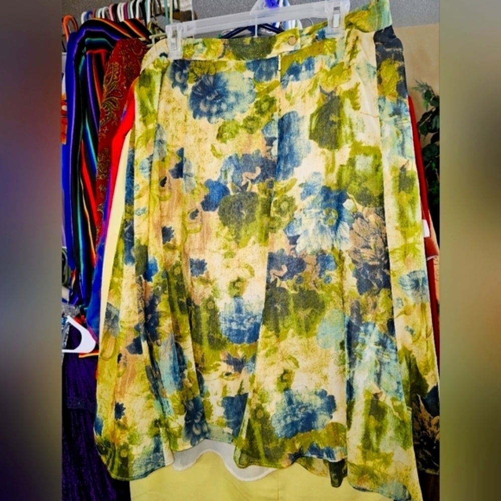 SET! CLASSY QUALITY SAG HARBOR 2 PIECE SKIRT SET SIZE 20W TOP BAY STUDIO SIZE XL